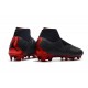 Botas de Fútbol Nike Jordan x PSG Phantom Vision Elite DF FG Negro Rojo