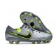 Botas de fútbol Nike Tiempo Legend 10 Elite FG Gris Negro Verde