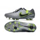 Botas de fútbol Nike Tiempo Legend 10 Elite FG Gris Negro Verde