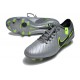 Botas de fútbol Nike Tiempo Legend 10 Elite FG Gris Negro Verde