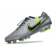 Botas de fútbol Nike Tiempo Legend 10 Elite FG Gris Negro Verde