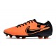 Botas de fútbol Nike Tiempo Legend 10 Elite FG Naranja Negro
