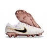 Botas de fútbol Nike Tiempo Legend 10 Elite FG Blanco Oro Negro