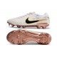 Botas de fútbol Nike Tiempo Legend 10 Elite FG Blanco Oro Negro