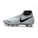 Nike Zapatillas Phantom Vision Elite Dynamic Fit FG Gris Rojo