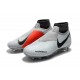 Nike Zapatillas Phantom Vision Elite Dynamic Fit FG Gris Rojo