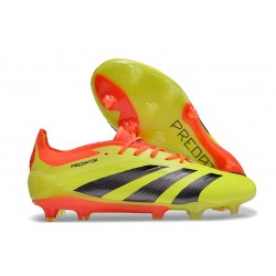 Adidas Predator Elite L FG Amarillo Negro Rojo