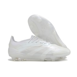 Adidas Predator Elite L FG Blanco Plateado Met