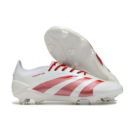 Adidas Predator Elite L FG Blanco Rojo