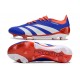 Adidas Predator Elite L FG Azul Blanco Rojo