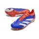 Adidas Predator Elite L FG Azul Blanco Rojo