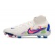 Botas Nike Phantom Luna II Elite FG Blanco Rosa Azul