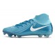 Botas Nike Phantom Luna II Elite FG Azul Blanco