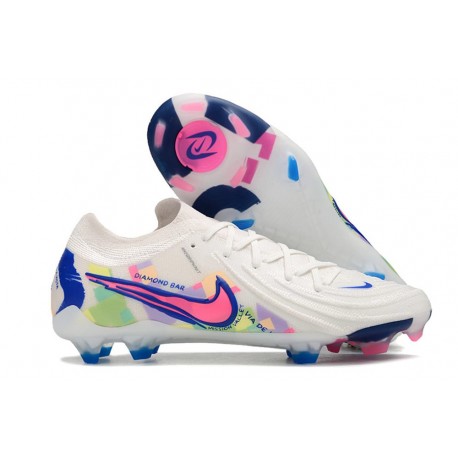 Nike Phantom Luna 2 Elite FG L Blanco Rosa Azul