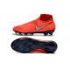 Nike Zapatillas Phantom Vision Elite Dynamic Fit FG Rojo Plata