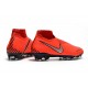 Nike Zapatillas Phantom Vision Elite Dynamic Fit FG Rojo Plata