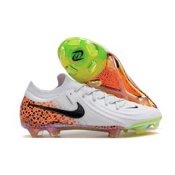 Nike Phantom Luna 2 Elite FG L Blanco Negro Naranja