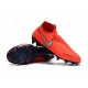 Nike Zapatillas Phantom Vision Elite Dynamic Fit FG Rojo Plata