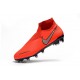 Nike Zapatillas Phantom Vision Elite Dynamic Fit FG Rojo Plata