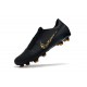 Zapatillas de Fútbol Nike Phantom VNM Elite FG Negro Oro Metalizado