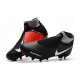 Botas de Fútbol Nike Phantom Vision Elite DF FG Negro Rojo Plata