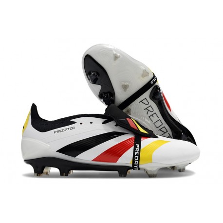 Botas adidas Predator Elite FT FG Blanco Negro Rojo Amarillo 
