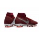 Botas de Fútbol Nike Phantom Vision Elite DF FG Rojo Plata