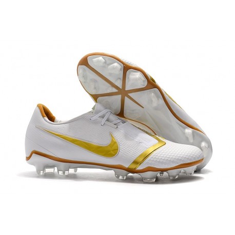 Zapatillas de Fútbol Nike Phantom VNM Elite FG Blanco Oro